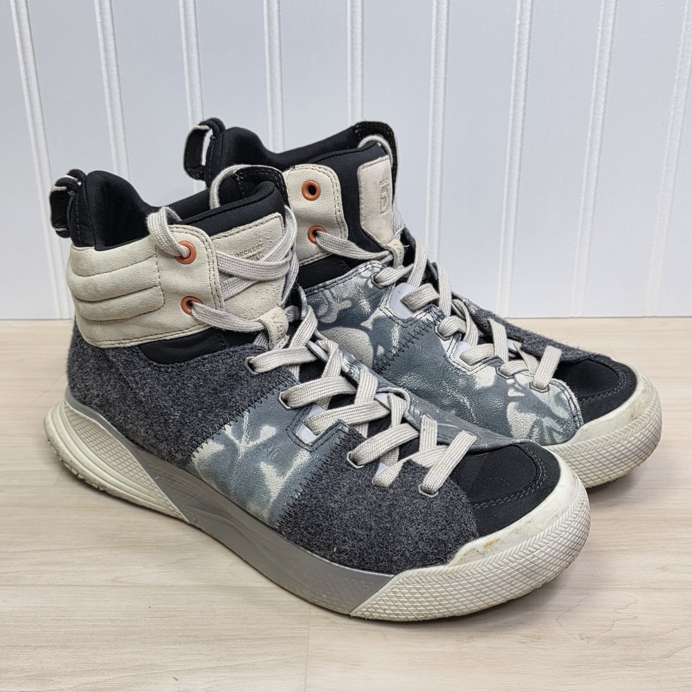 Deckers X Lab X-Scape Wool Mid All Day Shoes Men's Size 9.5 Gray‎ White